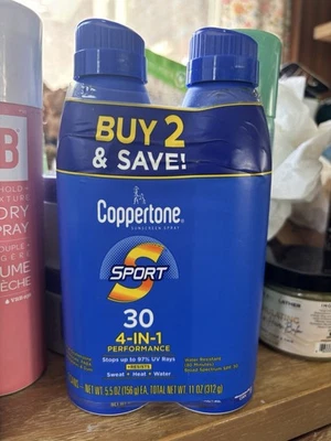 Coppertone Sport SPF 30 2pack Exp 10/25 - Image 1 of 2