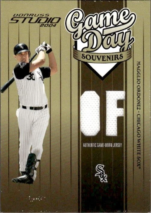 2004 Donruss Studio #GD-19 Magglio Ordonez Game Day Souvenirs /250 - Image 1 of 2