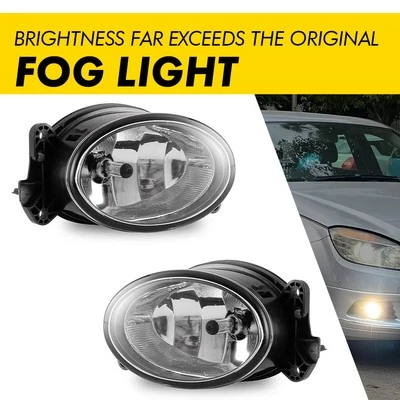 For 2006-2011 Mercedes Benz Clear Lens Pair Bumper Fog Lights Replacement Lamps - Image 1 of 4