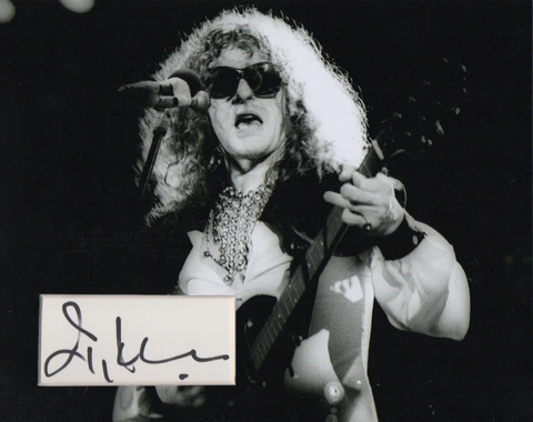 IAN HUNTER Signed 10x8 Photo Display MOTT THE HOOPLE & DAVID BOWIE COA Cover