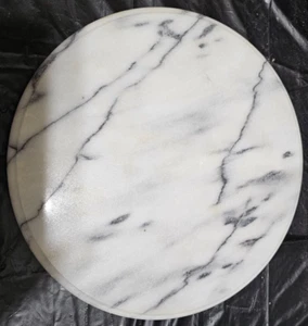 Gray Swirl Marble Lazy Susan 12 x 12 - Picture 1 of 2