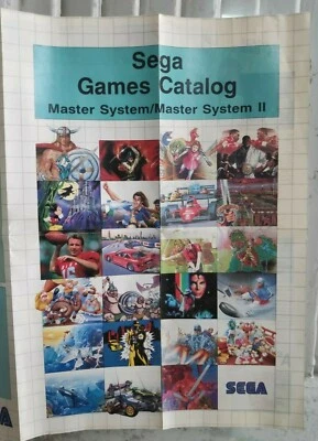 Vintage Sega Master System I & II Games Catalog - Image 1 of 3