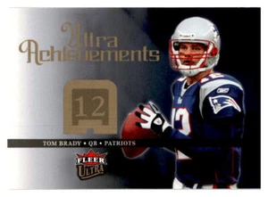 Fleer Ultra 2006 #UA-TB Tom Brady logros casi nuevo - Imagen 1 de 2
