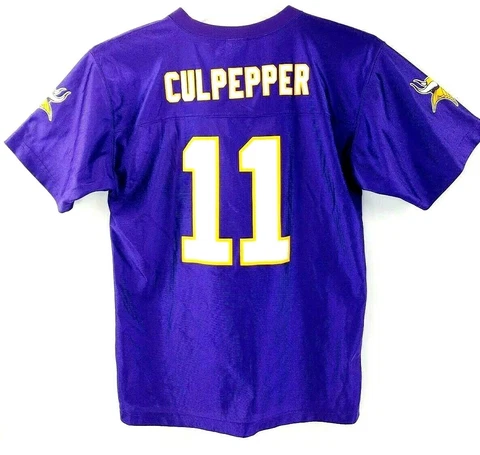 NFL MINNESOTA VIKINGS Jersey Daunte Culpepper #11 Youth Size XL 18-20 Cover