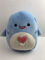 Squishmallow 12 Rey Blue Valentine Shark With Heart On Belly Canadian Version Ebay 8 valentines squishmallow rey the blue shark aldi soft. ebay