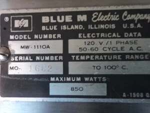 Blue M Electric Co. MW-1110A Magni Whirl Bagno Acqua Temperatura Costante - Foto 1 di 9