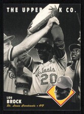1994 Upper Deck All-Time Heroes #79 Lou Brock - - Near Mint