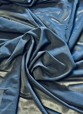 Super Fine Mesh Polyester Spandex Black Fabric 60" Wide 4way stretch By the Yard - Image 1 of 3