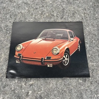 OEM 1972 Porsche 911 Specifications Sheet ONE PAGE Brochure - Image 1 of 2
