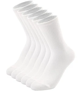 Women's Lightweight Casual Crew Socks 3-12 Pack Size 6-9 - Picture 1 of 5