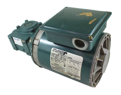 Reliance Electric P56H1338G Elec Motor 1/2Hp 1725 RPM w/Dodge Tigear 5:1 Ratio - Image 1 of 4