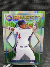 2022 TOPPS FINEST 1995 FLASHBACKS LEGEND SP REFRACTOR MANNY RAMIREZ CARD #205