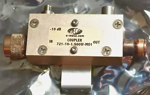 MECA Directional Coupler 721-10-1.500W-M01 -10dB Output N/SMA 800MHz-2.2GHz - Picture 1 of 4