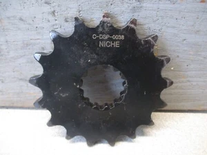 TRIUMPH AMERICA BONNEVILLE 2002-2015 PIÑÓN DE ACCIONAMIENTO ACERO NICHO C-DSP-0038 - Imagen 1 de 4