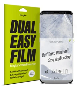 Samsung Galaxy S8 Plus Screen Protector | Ringke [Dual] Full Coverage Film [2pc] - Picture 1 of 11