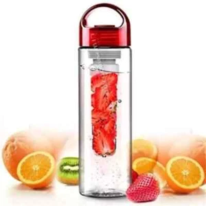PACK OF 2 FRUIT INFUSION WATER Reusable BOTTLE Infusing - Picture 1 of 3