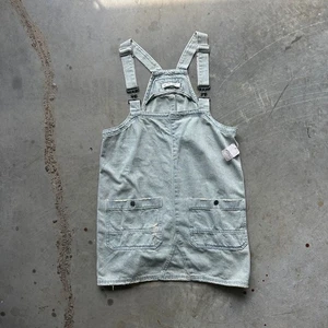 Free People We The Free Overall Smock Mini Top Women's L Pillow Talk Stripe -NWT - Picture 1 of 9