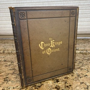 RARE 1865 The Three Kings of Orient John Hopkins Julius Bien Book FIRST EDITION - Imagen 1 de 22