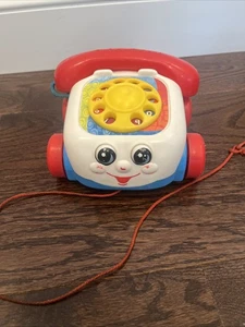 Fisher Price 1993 teléfono de juguete ojo móvil rodante - Imagen 1 de 3