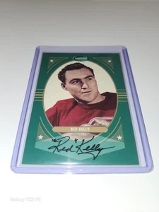 2001-02 Parkhurst Hockey Autograph - Red Kelly (AU) NM Detroit Red Wings - Picture 1 of 6
