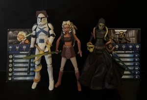 Star Wars The Clone Wars Brain Invaders Scythe Ahsoka Bariss Offee Figure Hasbro - Picture 1 of 1
