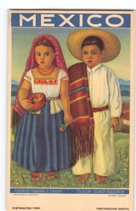 Fine Poster Style Advert for Mexico Turismo Tourist Assoc. Vintage Postcard -L5 - Picture 1 of 4