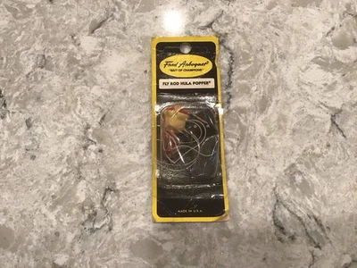 Nuevo de Lote Antiguo Fred Arbogast "FLY ROD HULA POPPER" Nuevo En Paquete Foto 1 de 2