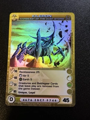 Chaotic TCG Kileron Warbeast Ultra Rare Beyond the Doors 1st Ed (NM) - Image 1 of 3