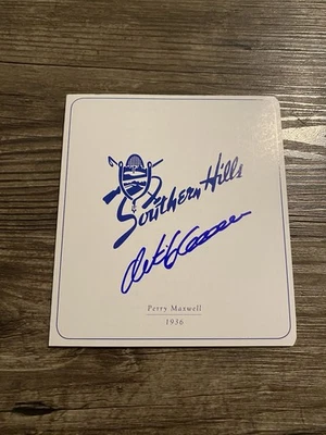 Retief Goosen Signed Southern Hills Golf Scorecard 2001 US Open Champion PGA - Image 1 of 3