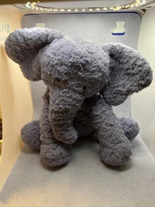 Jellycat London Fuddlewuddle Blue Elephant 9” Plush Stuffed Animal - Picture 1 of 7