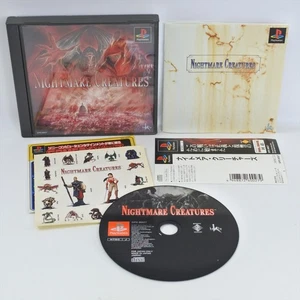 NIGHTMARE CREATURES + Sticker Spine * PS1 Playstation For JP System 0209 p1 - Picture 1 of 6