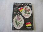 Stich & Frame Counted Cross Stich Kit New # 4034 Sealed Iris Columbine