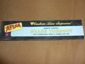 ATLAS REMOTE CONTROL BRASS TURNOUT LEFT HAND ITEM 253, PROBALY NEVER USED - Picture 1 of 4