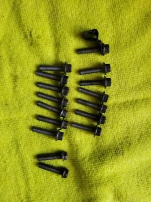 07 08 KAWASAKI 2009 2010 2011 2012 ZX6 Zx6r ZX600 NINJA cárter de aceite pernos perno Foto 1 de 4