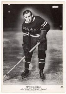 1939-40 V301-1 Mac Colville #90 New York Rangers raw 1-2 - Picture 1 of 1