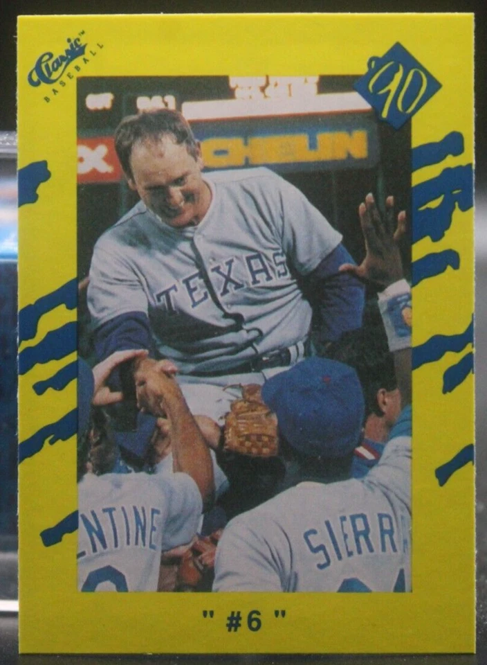 Nolan Ryan (Rangers/HOF) - 1990 Classic #T84 - Image 1 of 1