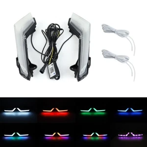 Pair Front LED Signature Lights RGB for Can-Am Defender & Defender Max 2020+ - Picture 1 of 11