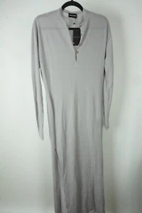 Giorgio Armani Gray Woven 100% Wool Dress Sz 2 US 38 BRAND NEW - Picture 1 of 4