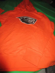 NEW Oregon State University Beavers HOODED SWEATSHIRT WOMENS orange MEDIUM - Picture 1 of 2