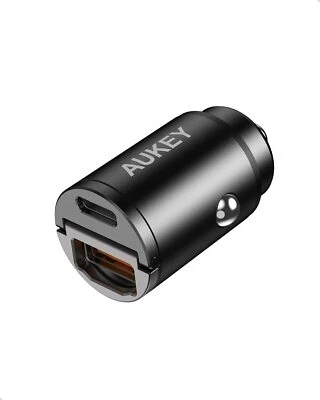 AUKEY Car Charger Compatible with iPhone 12/12 Mini/12 Pro/12 Pro Max,30W USB C  - Image 1 of 4