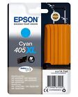 Epson 405XL Cyan Suitcase High Yield Genuine, DURABrite Ultra Ink Cyan XL High C