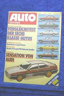 Auto Rivista 2/80 Audi Coupe Audi 100 5S BMW 520 Mercedes 230 Ford Granada AC M - Immagine 1 di 2