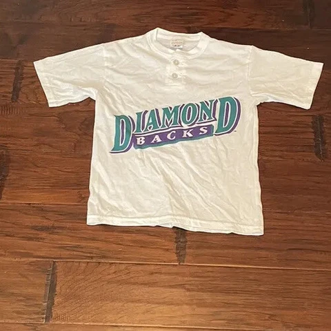 Majestic Youth Arizona Diamondbacks Baseball Henley Jersey Sz. YS NEW Cover