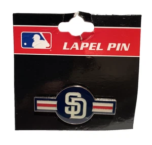 SD PADRES Logo Banner Lapel Hat Pin MLB Baseball Licensed Major League MLB 2010 - Picture 1 of 8