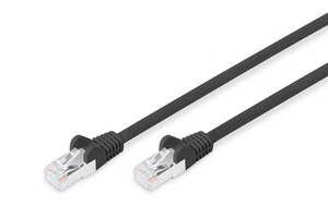 DIGITUS Patchkabel, CAT6, RJ45 St/St, 10.0m, S-FTP, AWG 27/7, LSZH - Schwarz - Afbeelding 1 van 6