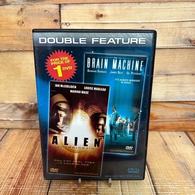 Alien Contamination The Brain Machine DVD Used Double Feature Sci-Fi Horror   - Image 1 of 4