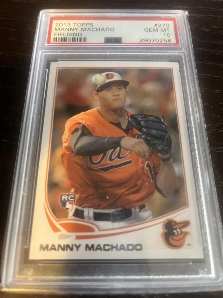 Tarjeta de novato PSA 10 2013 Topps #270 Manny Machado RC gema como nueva Foto 1 de 1