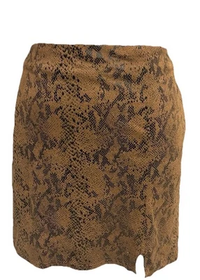 Woman’s GB Snakeskin Mini Skirt Size M - Image 1 of 4