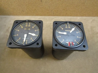 DE COLECCIÓN BUAER MARINA DE LOS ESTADOS UNIDOS SEGUNDA GUERRA MUNDIAL AVIÓN INDICADOR DE PRESIÓN MEDIDORES BENDIX Foto 1 de 4