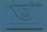 Quartett Carl Gerhardt Score Recorders [SATB] Musikverlag Robert Lienau - Image 1 of 3